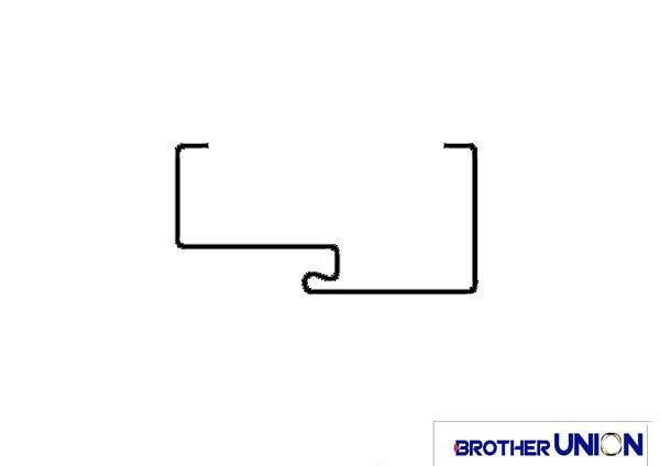 Single Rebate Door Frame with Seal Groove 20201211 Профиль двери кадра от Brother Union Machinery01
