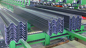 Thrie Beam Guardrail before galvanizing 20210106 Мил-охранник после оцинкования