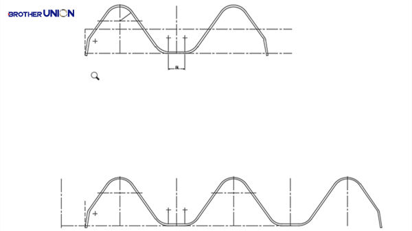 2 волны и 3-волна барьера дороги раздел чертеж